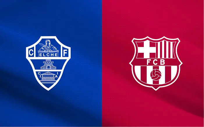 Cómo ver La Liga Elche vs Barcelona: transmisión en vivo gratuita y hora de inicio