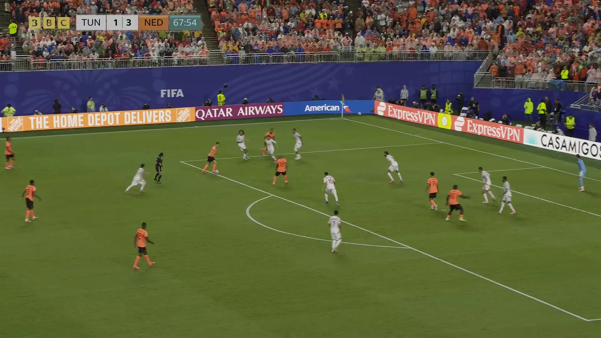 2026-06-26 Copa Mundial de la FIFA 2026 Fase de grupos – Grupo F: Túnez vs. Países Bajos