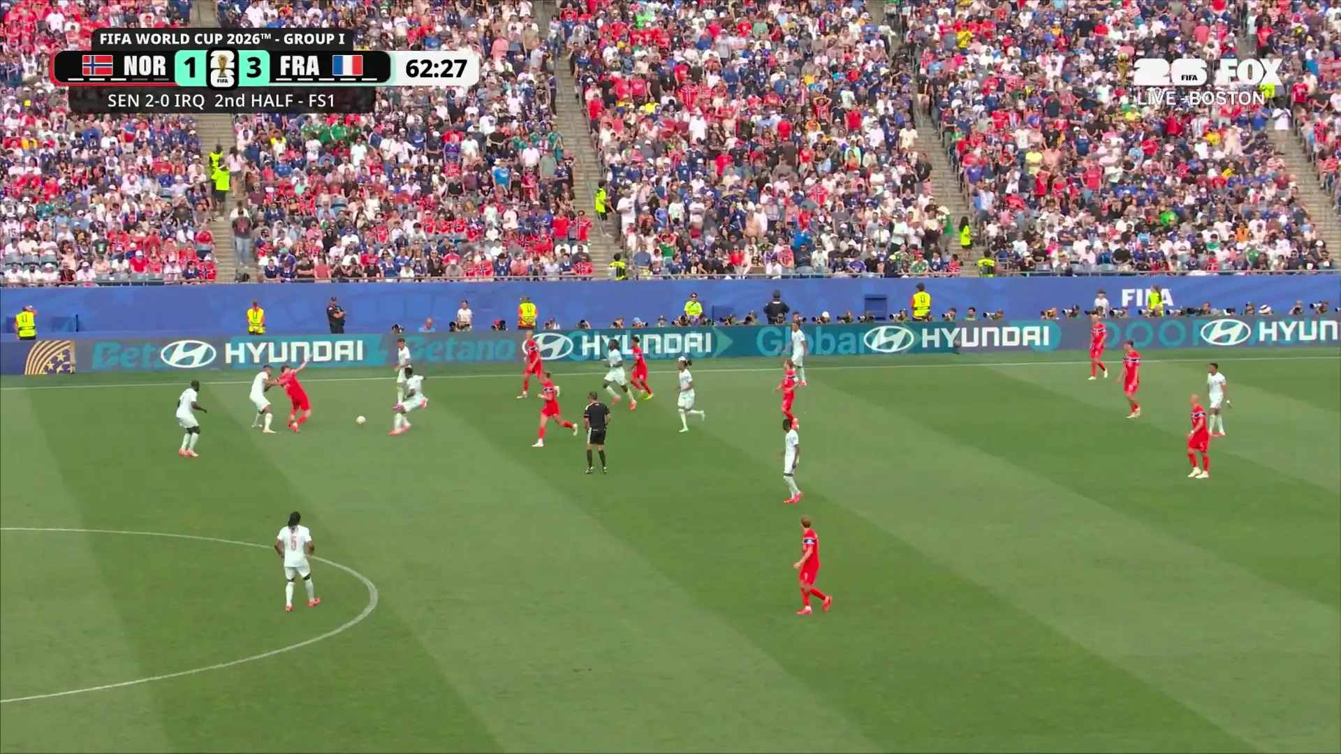 2026-06-27 Copa Mundial de la FIFA 2026 Fase de grupos – Grupo I: Noruega vs. Francia