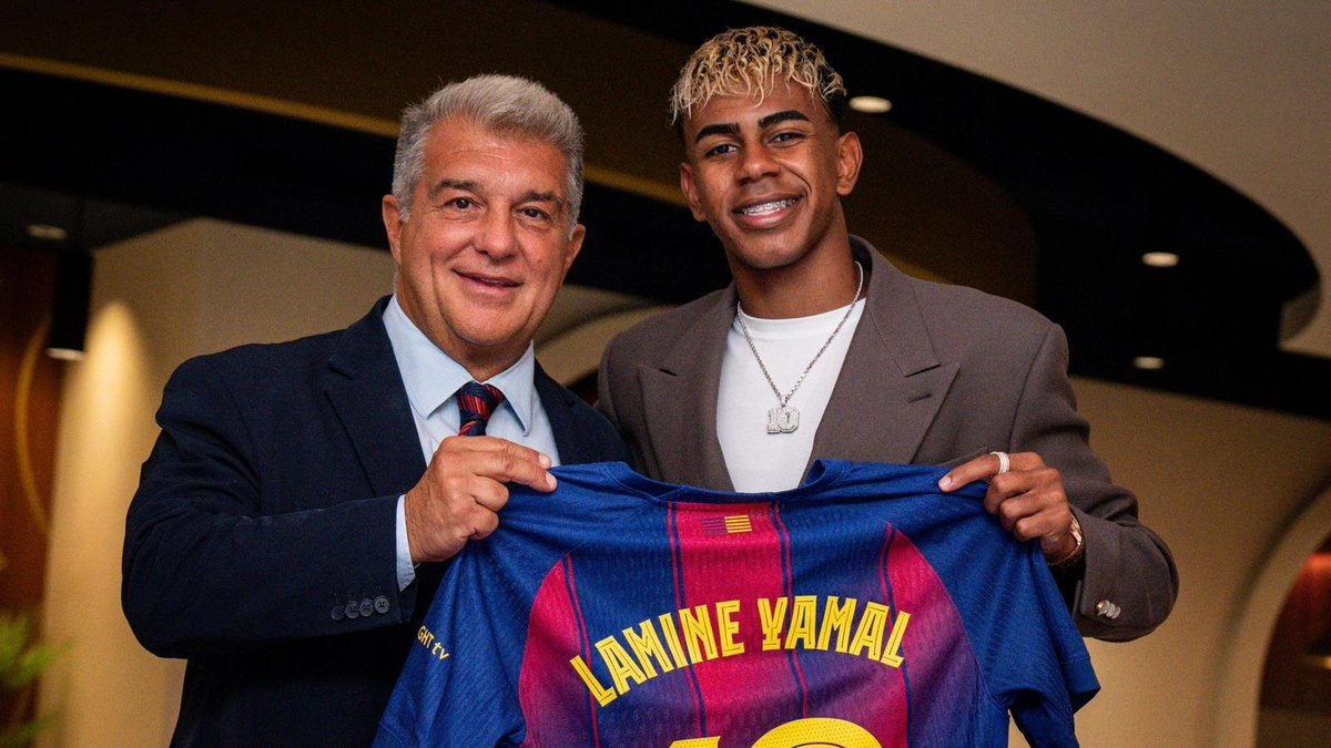 Barcelona President Laporta: It Is Time for the Handover Between Messi and Yamal